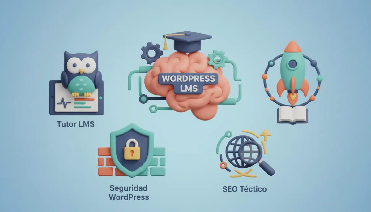 Guía Maestra de WordPress: LMS, E-commerce, SEO y Seguridad Avanzada